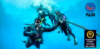 PADI Deep Diver specility course sri lanka hikkaduwa